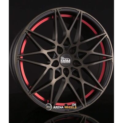MAM Wheels B2 Bronze Red Inside 8.5x19 ET 35 Alufelge - Auto Felge MAM Wheels B2 Bronze Red Inside 8.5x19 ET 35 Alufelge - Auto Felge