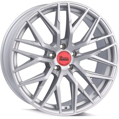 MAM Wheels Rs4 Matt Silber Lackiert - 8.5x19 ET 45 Alufelge MAM Wheels Rs4 Matt Silber Lackiert - 8.5x19 ET 45 Alufelge