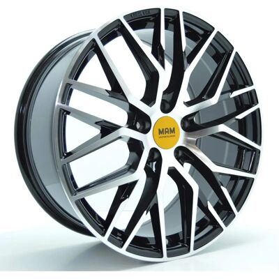 MAM Wheels Rs4 Schwarz Front Polish - Alufelge MAM Wheels Rs4 Schwarz Front Polish - Alufelge