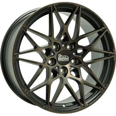 MAM Wheels B2 Matt Black Bronze 8.5x19 ET 30 - Alufelge MAM Wheels B2 Matt Black Bronze 8.5x19 ET 30 - Alufelge