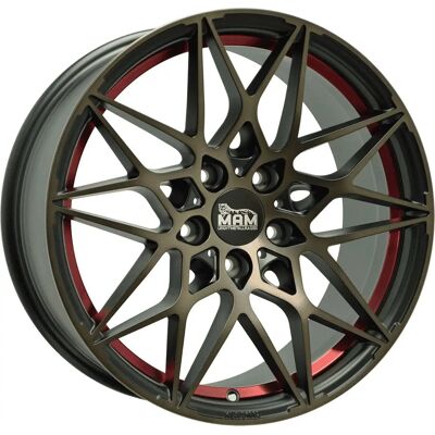 MAM Wheels B2 Bronze Red Inside 8.5x20 ET 45 - Rad MAM Wheels B2 Bronze Red Inside 8.5x20 ET 45 - Rad