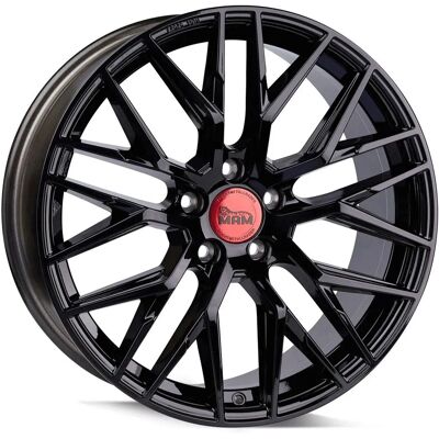 MAM Wheels Rs4 Schwarz Lackiert 8.5x20 ET 45 - Alufelge MAM Wheels Rs4 Schwarz Lackiert 8.5x20 ET 45 - Alufelge
