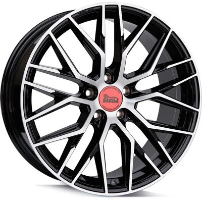 MAM Wheels Rs4 Schwarz Vordere Politur - Sportfelge 8.5x20 MAM Wheels Rs4 Schwarz Vordere Politur - Sportfelge 8.5x20