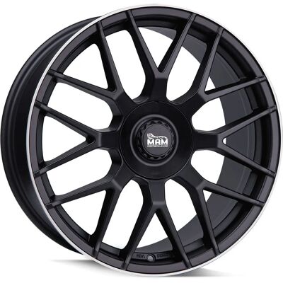 MAM Wheels GT1 Schwarz Lip Polish - Rad MAM Wheels GT1 Schwarz Lip Polish - Rad