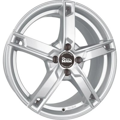 MAM Wheels W4 Alufelge - 6,5x16 - Silber - 5-Speichen - Autoreifen MAM Wheels W4 Alufelge - 6,5x16 - Silber - 5-Speichen - Autoreifen