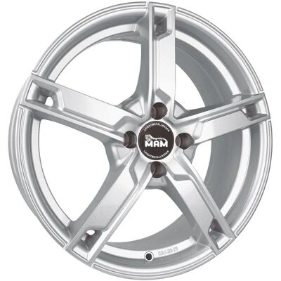 MAM Wheels W4 Silber Aluminiumfelge - 7x17 ET 35 - Alle Modelle MAM Wheels W4 Silber Aluminiumfelge - 7x17 ET 35 - Alle Modelle