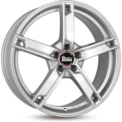 MAM Wheels W4 Silber lackiert 7.5x18 ET 35 - Rad MAM Wheels W4 Silber lackiert 7.5x18 ET 35 - Rad