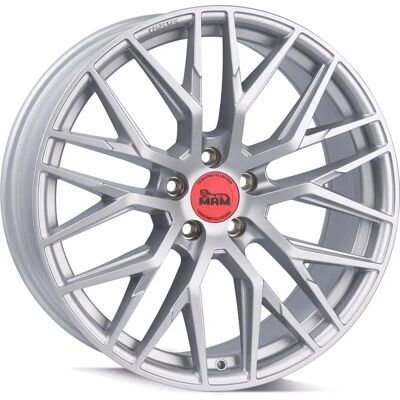 MAM Wheels Rs4 Silber Alloy Rad - 7,5x17 ET 45 - Sportliches Design MAM Wheels Rs4 Silber Alloy Rad - 7,5x17 ET 45 - Sportliches Design