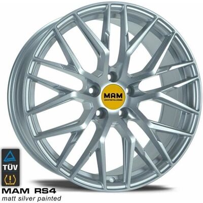 MAM Wheels RS4 Alufelge - Silber - 7,5x17 - Alle Modelle MAM Wheels RS4 Alufelge - Silber - 7,5x17 - Alle Modelle