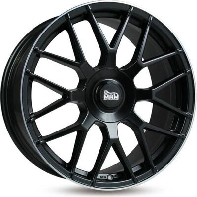MAM Wheels GT1 7.5x17 ET 45 Alufelge Schwarz - Rad Sport MAM Wheels GT1 7.5x17 ET 45 Alufelge Schwarz - Rad Sport