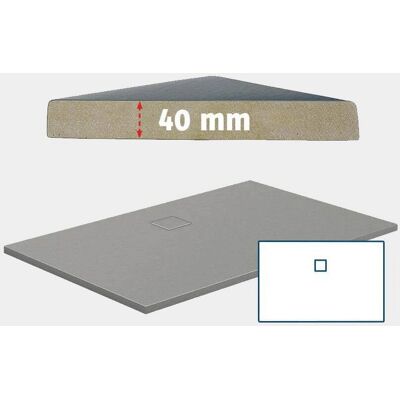 HSK Marmor-Polymer-Duschwanne - Steinoptik - 100 x 140 cm - Duschwanne HSK Marmor-Polymer-Duschwanne - Steinoptik - 100 x 140 cm - Duschwanne