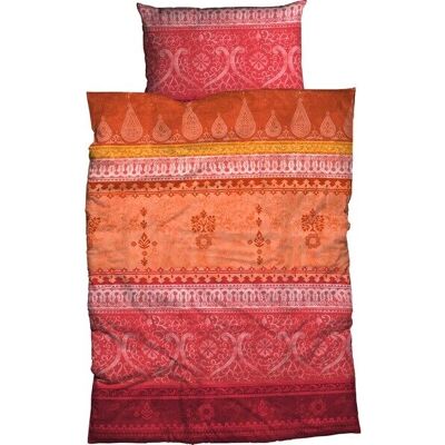 Casatex Indi Orange Satin Bettwäsche - Romantisch & Gemütlich Casatex Indi Orange Satin Bettwäsche - Romantisch & Gemütlich