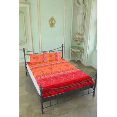 Casatex Indi - orange Satin-Bettwäsche - Bettwäsche Casatex Indi - orange Satin-Bettwäsche - Bettwäsche