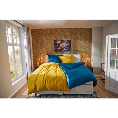 Casatex Uni Gelbe Satin-Bettwäsche - Bettwäsche Casatex Uni Gelbe Satin-Bettwäsche - Bettwäsche