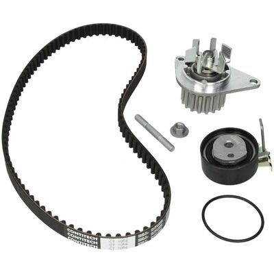 HEPU PK08460 Pompe à eau et kit de courroie de distribution - 100 dents, 17mm de large HEPU PK08460 Pompe à eau et kit de courroie de distribution - 100 dents, 17mm de large
