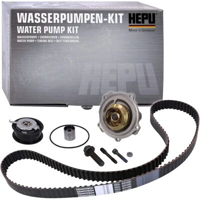 Kit Pompe à Eau et Courroie de Distribution HEPU PK05420 pour VW/Audi - 137 Dents Kit Pompe à Eau et Courroie de Distribution HEPU PK05420 pour VW/Audi - 137 Dents