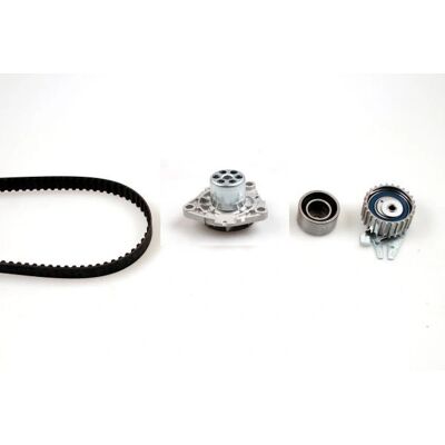 HEPU PK10895 Kit bomba d'água + correia de distribuição - Compatível com Alfa Romeo 156, 166, Lancia Thesis HEPU PK10895 Kit bomba d'água + correia de distribuição - Compatível com Alfa Romeo 156, 166, Lancia Thesis