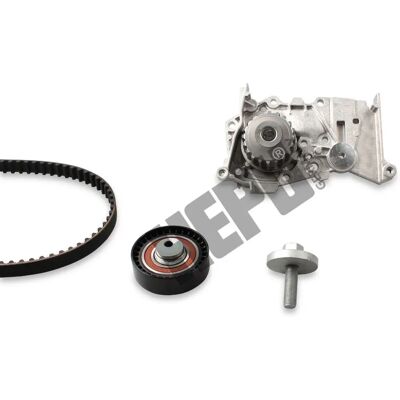 Waterpomp en distributieset voor Dacia Sandero I - 96 tanden, 17,3mm riem Waterpomp en distributieset voor Dacia Sandero I - 96 tanden, 17,3mm riem