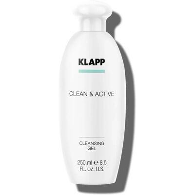 KLAPP Clean & Active Cleansing Gel - Cleansing Gel for All Skin Types KLAPP Clean & Active Cleansing Gel - Cleansing Gel for All Skin Types