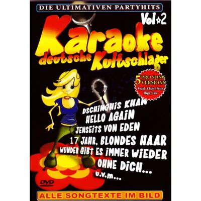 Galileo Music Communication GmbH - Deutsche Kultschlager Vol. 2 - Karaoke DVD Galileo Music Communication GmbH - Deutsche Kultschlager Vol. 2 - Karaoke DVD