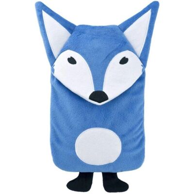 Hugo Frosch Child's Eco Hot Water Bottle Blue Fox - Children's Heating Bag Hugo Frosch Child's Eco Hot Water Bottle Blue Fox - Children's Heating Bag