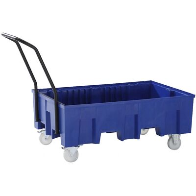 Asecos Bac à Contention - PE Durable, Mobile, 217L - Solution de Contention Asecos Bac à Contention - PE Durable, Mobile, 217L - Solution de Contention