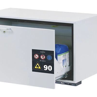 Asecos Rangement de Substances Dangereuses - Modèle 90 - Mécanisme Soft-Close Asecos Rangement de Substances Dangereuses - Modèle 90 - Mécanisme Soft-Close