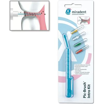 MIRADENT PIC-Brush Interdental-Set - Blau Transparent MIRADENT PIC-Brush Interdental-Set - Blau Transparent