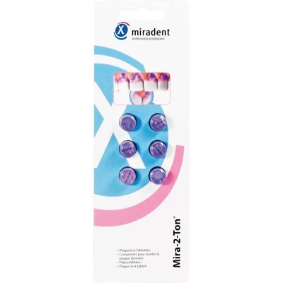 MIRADENT Mira-2-Ton Plaque Testtabletten - Plaque Test Tablets MIRADENT Mira-2-Ton Plaque Testtabletten - Plaque Test Tablets