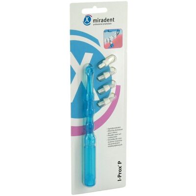 Miradent I-Prox P Sulcular Bürste - Weiche V-Form, Blau Transparent Miradent I-Prox P Sulcular Bürste - Weiche V-Form, Blau Transparent