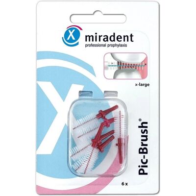 Hager Pharma GmbH MIRADENT Interdentalbürste X-Large Bordeaux - Interdentalbürste Hager Pharma GmbH MIRADENT Interdentalbürste X-Large Bordeaux - Interdentalbürste