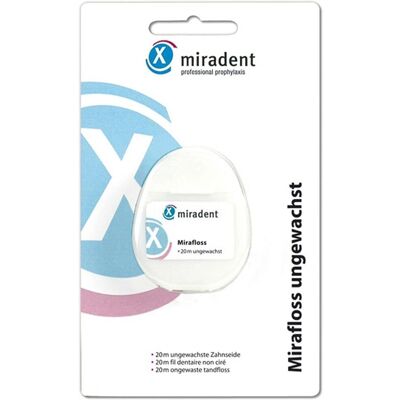 MIRADENT Ungewachst Zahnseide - Zahnseide MIRADENT Ungewachst Zahnseide - Zahnseide