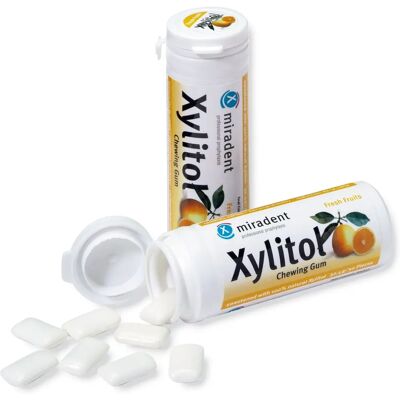 Hager Pharma MIRADENT Kaugummi mit Xylitol - Fruchtgeschmack - Zahnpflege Hager Pharma MIRADENT Kaugummi mit Xylitol - Fruchtgeschmack - Zahnpflege