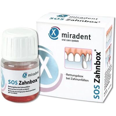 Hager Pharma GmbH Miradent Boîte de secours SOS - Kit d'urgence dentaire Hager Pharma GmbH Miradent Boîte de secours SOS - Kit d'urgence dentaire