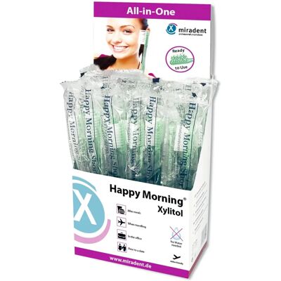Miradent - Happy Morning Xylitol - Einmalzahnbürste - 50 St Miradent - Happy Morning Xylitol - Einmalzahnbürste - 50 St