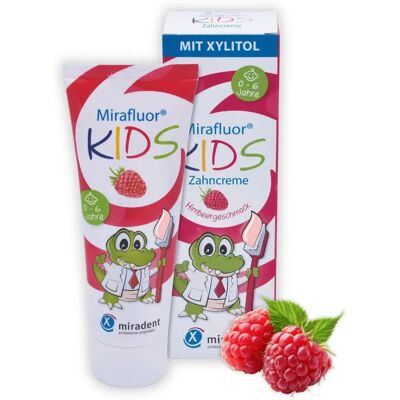 Miradent Mirafluor Kids Zahnpasta - Kariesprophylaxe für Milchzähne Miradent Mirafluor Kids Zahnpasta - Kariesprophylaxe für Milchzähne