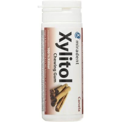 Gomme à mâcher Xylitol Cannelle - Miradent - Publicité Gomme à mâcher Xylitol Cannelle - Miradent - Publicité