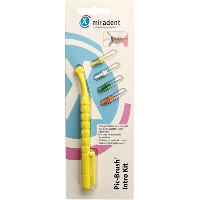 Hager MIRADENT Interdentalbürsten-Set - Gelb Hager MIRADENT Interdentalbürsten-Set - Gelb