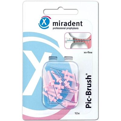 Hager Pharma GmbH MIRADENT Interdentalbürsten - pink, Modell PIC-Brush, 12 Stück Hager Pharma GmbH MIRADENT Interdentalbürsten - pink, Modell PIC-Brush, 12 Stück