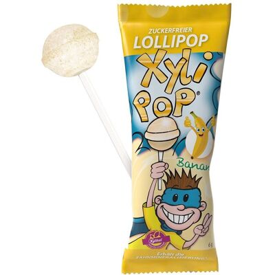 Miradent Xylipop Lolli - Bananfrei Zahnpflegelolli Miradent Xylipop Lolli - Bananfrei Zahnpflegelolli