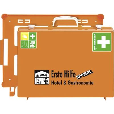 Söhngen Trousse de premiers secours - DIN 13157 - Orange - Publicité Söhngen Trousse de premiers secours - DIN 13157 - Orange - Publicité