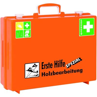 Söhngen Erste-Hilfe-Koffer - Werkstatt Holz DIN 13157 - Orange Söhngen Erste-Hilfe-Koffer - Werkstatt Holz DIN 13157 - Orange