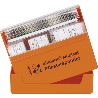 Distributeur Orange Söhngen - Distributeur de Pansements - Secours médical - Publicité Distributeur Orange Söhngen - Distributeur de Pansements - Secours médical - Publicité