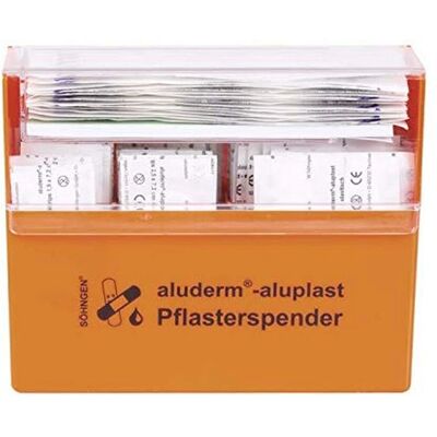 Söhngen Orange Wandspender - Pflasterspender - Erste Hilfe Söhngen Orange Wandspender - Pflasterspender - Erste Hilfe