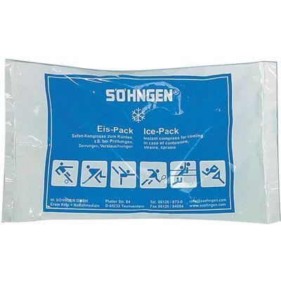 Söhngen Compresses froides instantanées - 1012051 - Cold Compress - Publicité Söhngen Compresses froides instantanées - 1012051 - Cold Compress - Publicité