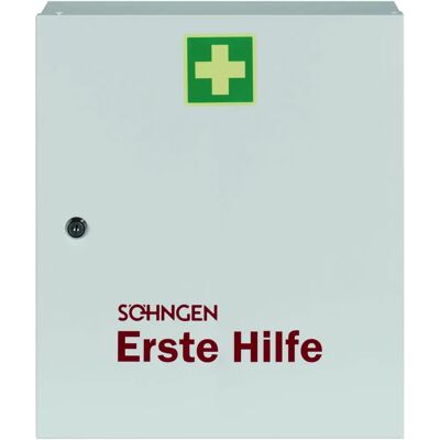 Armario de Primeros Auxilios SÖHNGEN - DIN 13157, Blanco, Con Cerradura, 462x402x112mm Armario de Primeros Auxilios SÖHNGEN - DIN 13157, Blanco, Con Cerradura, 462x402x112mm