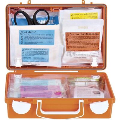 Trousse de premiers soins orange Söhngen - 260x170x110mm pour enfants - Publicité Trousse de premiers soins orange Söhngen - 260x170x110mm pour enfants - Publicité