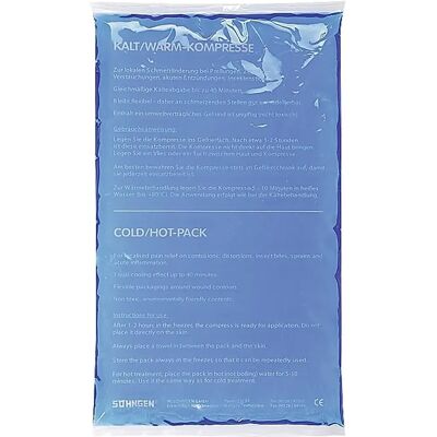 Söhngen 1012040 Compresses thermique chaude/froide - 15x28cm - Publicité Söhngen 1012040 Compresses thermique chaude/froide - 15x28cm - Publicité