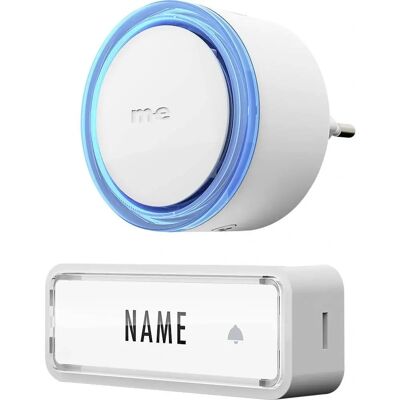 Set Campanello Wireless Modern-Electronics con Targa - Campanello e Interfono Set Campanello Wireless Modern-Electronics con Targa - Campanello e Interfono