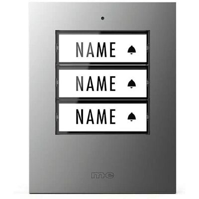 Modern-Electronics 41306 Wireless Doorbell Transmitter - Silver Modern-Electronics 41306 Wireless Doorbell Transmitter - Silver